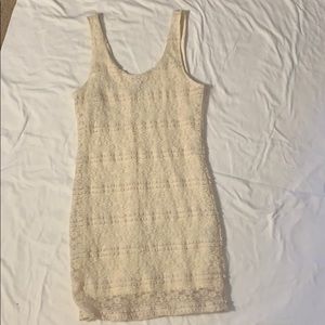Cream forever 21 dress